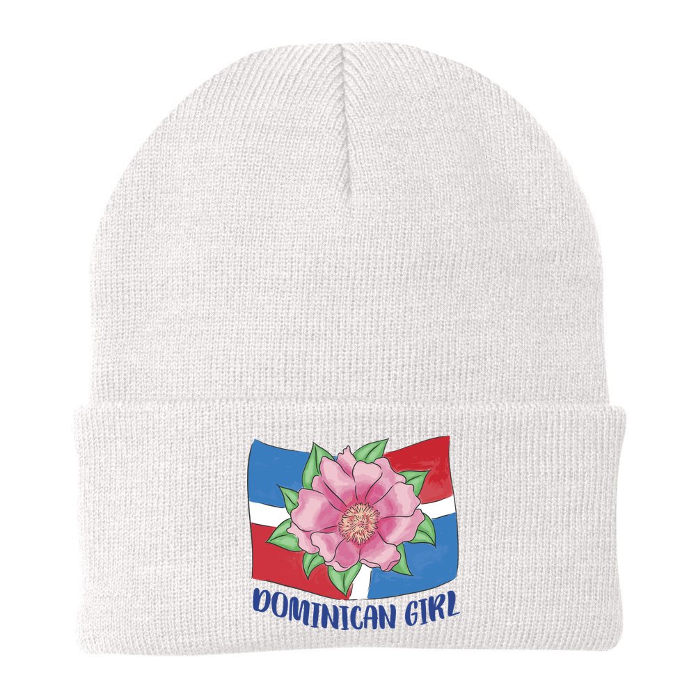 Dominican Girl Flag Beanie