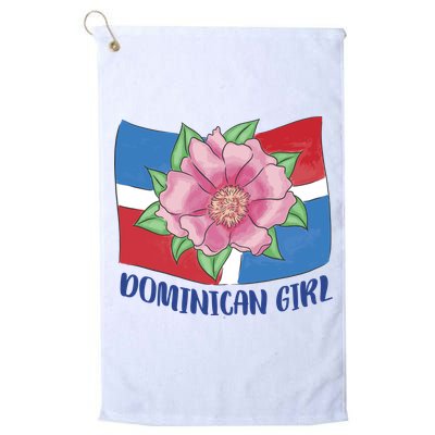 Dominican Girl Flag Golf Towel
