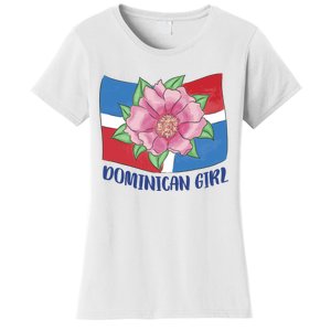 Dominican Girl Flag Women's T-Shirt