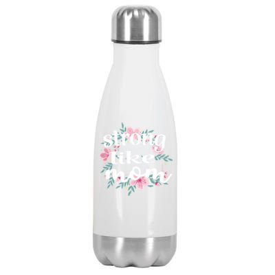 Daughter Gift From Mom To My Daughter Strong Like Mom Gift Stainless Steel Insulated Water Bottle