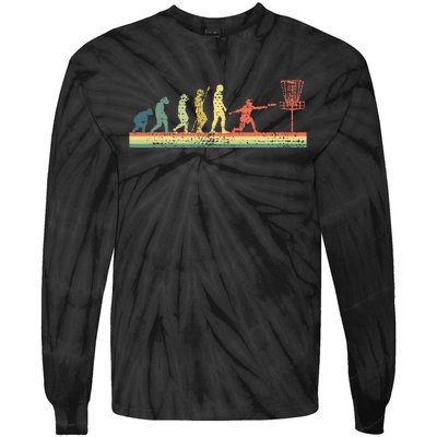 Disc Golf Funny Sports Gift Tie-Dye Long Sleeve Shirt