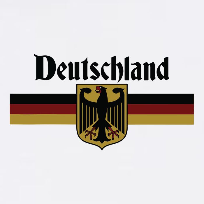 Deutschland Germany Flag Coat Of Arms Eagle Banner Vintage Bucket Hat