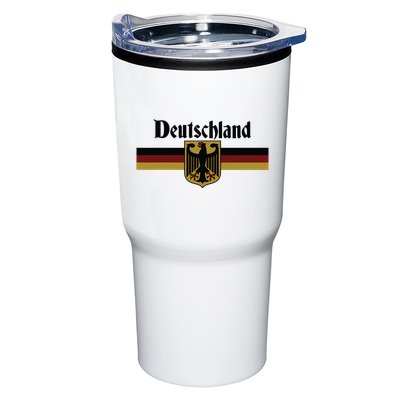 Deutschland Germany Flag Coat Of Arms Eagle Banner Vintage Tumbler