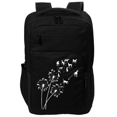 Dandelion Greyhound Flower Floral Greyhound Tree Impact Tech Backpack