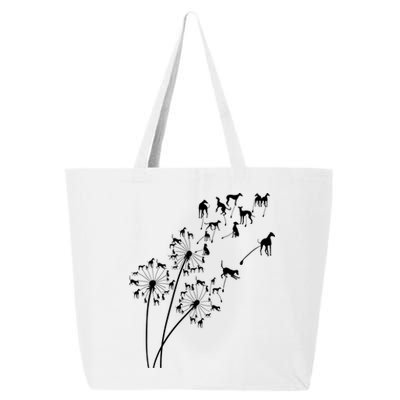 Dandelion Greyhound Flower Floral Greyhound Tree 25L Jumbo Tote