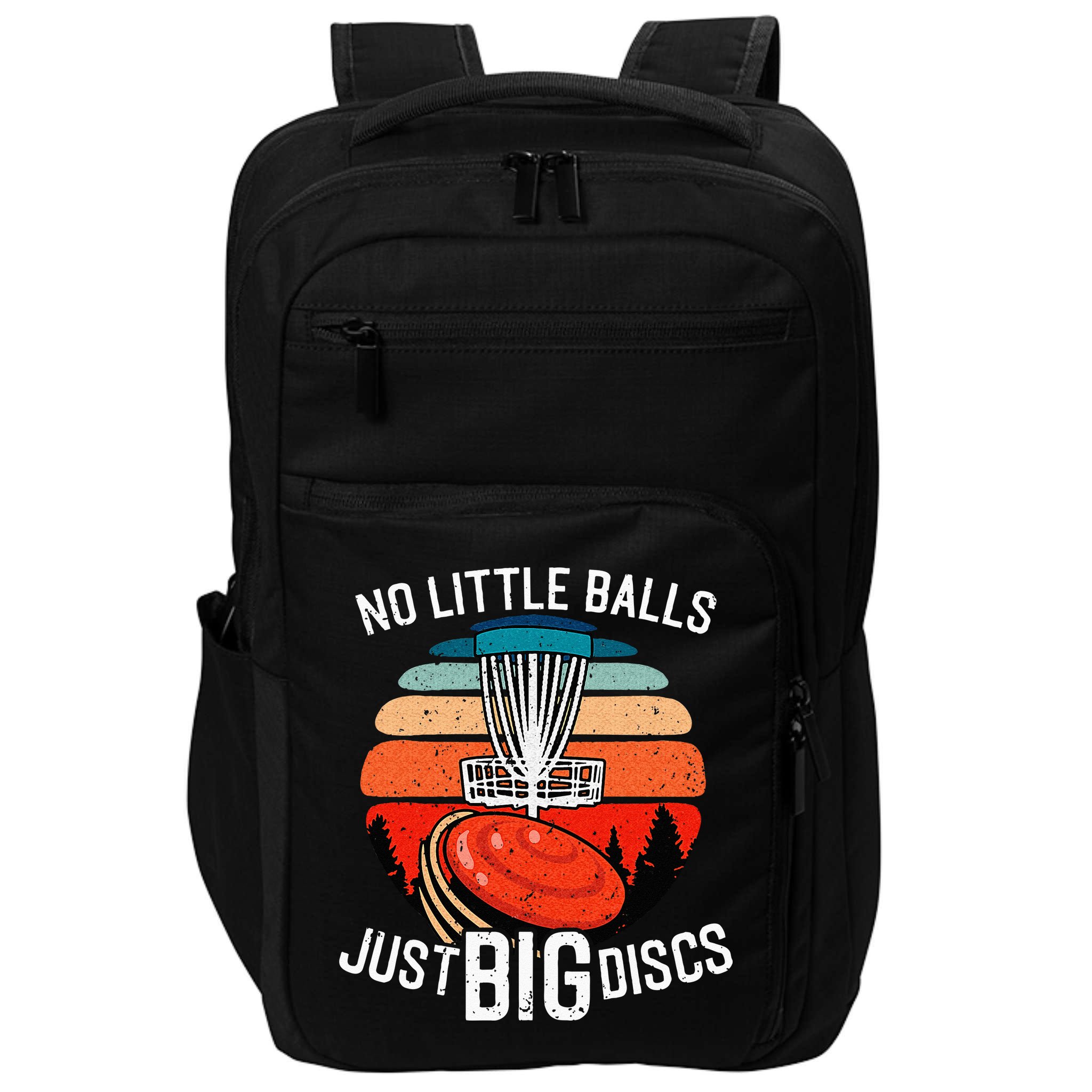 Disc Golf Funny Disc Golf Tee Disc Golf Player Impact Tech Backpack