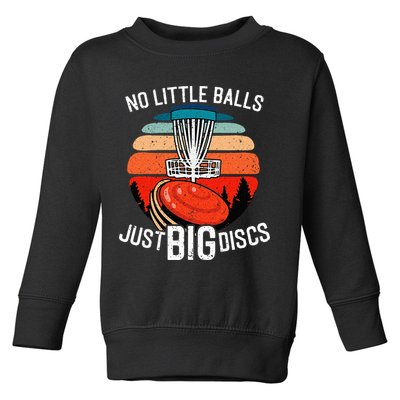 Disc Golf Funny Disc Golf Tee Disc Golf Player Toddler Sweatshirt