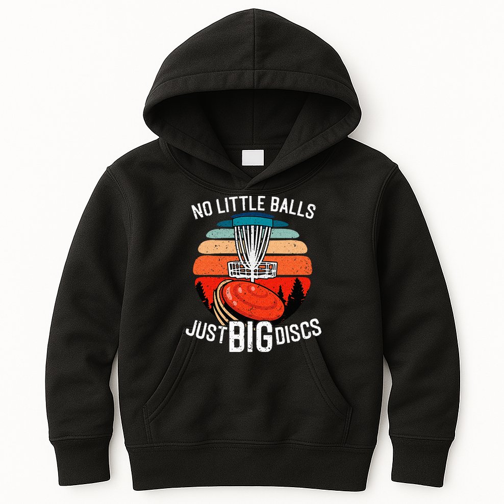 Disc Golf Funny Disc Golf Tee Disc Golf Player Kids Hoodie
