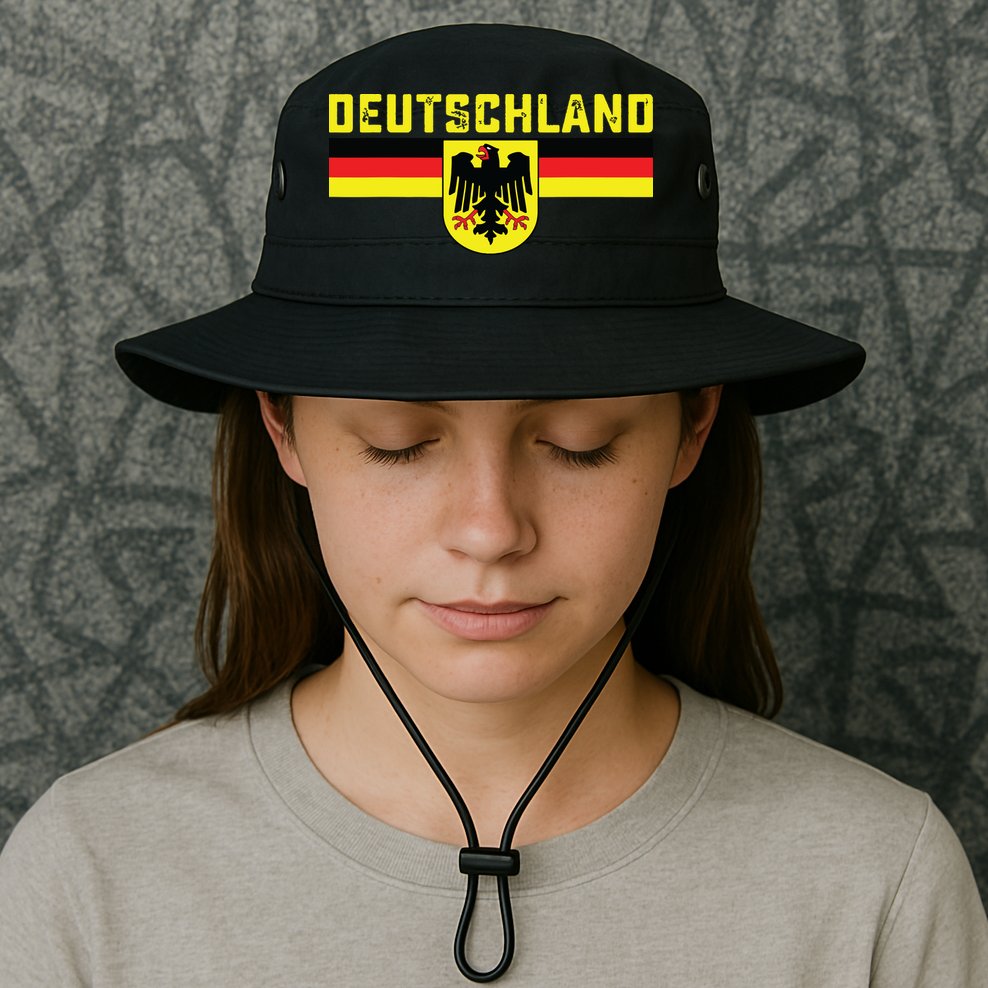 Deutschland Germany Flag Eagle German National Bucket Hat