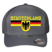 Deutschland Germany Flag Eagle German National Flexfit Unipanel Trucker Cap