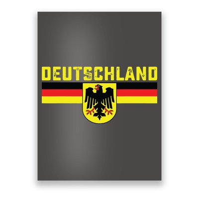 Deutschland Germany Flag Eagle German National Poster