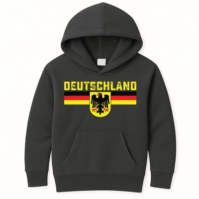 Deutschland Germany Flag Eagle German National Kids Hoodie