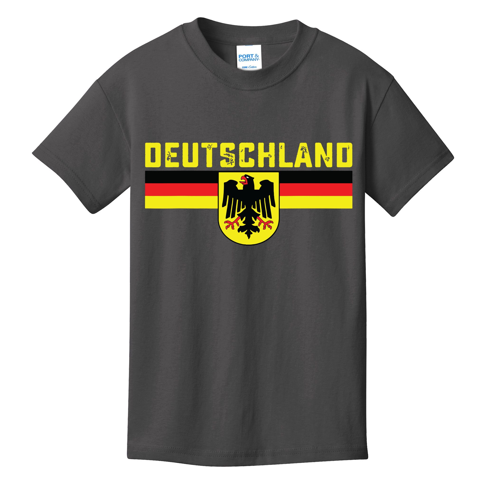 Deutschland Germany Flag Eagle German National Kids T-Shirt