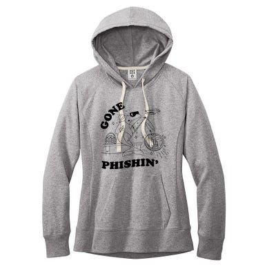 Dolphins Gone Fishin Women's Fleece Hoodie