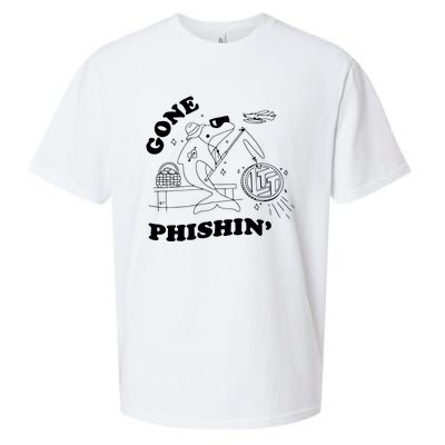 Dolphins Gone Fishin Sueded Cloud Jersey T-Shirt