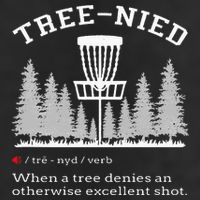 Disc Golf Funny Stupid Tree Treenied IV Adult Drive Performance Visor