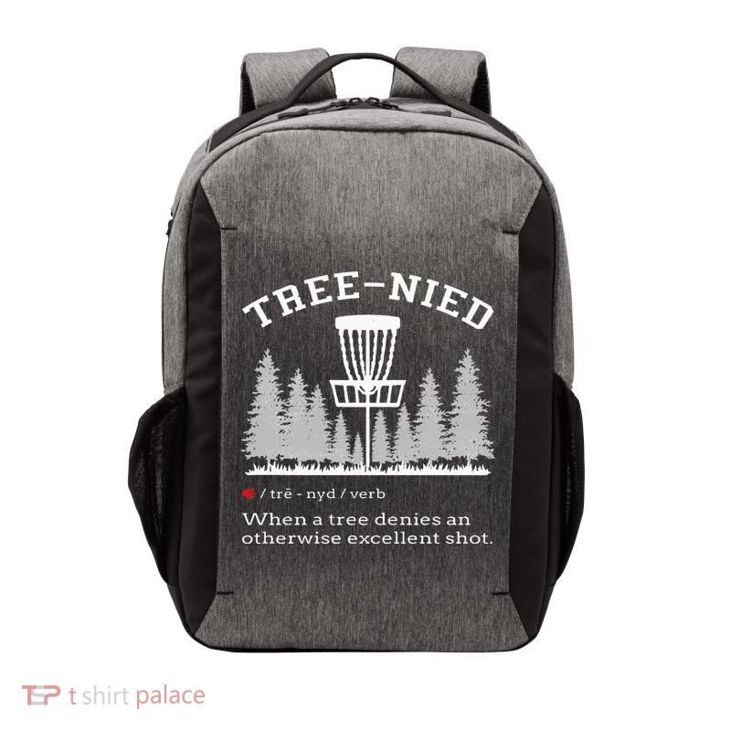 Disc Golf Funny Stupid Tree Treenied IV Vector Backpack