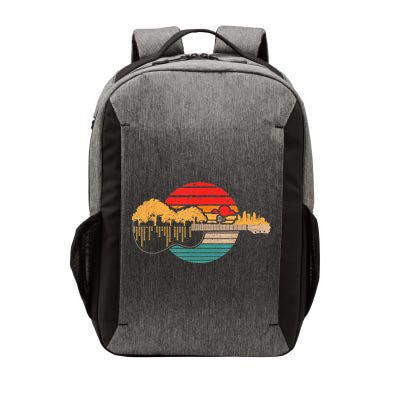 Disc Golf Flying Disc - Disc Golf Sunset Guitar Vector Backpack