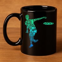 Disc Golf Frisbee  11oz C Handle Ceramic Mug