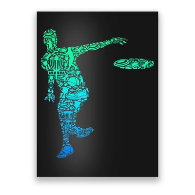 Disc Golf Frisbee  Poster