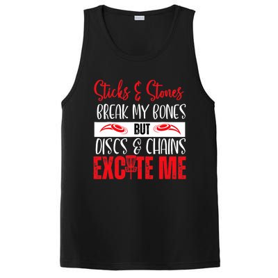 Disc Golf Funny Discs & Chains Excite Me Red PosiCharge Competitor Tank