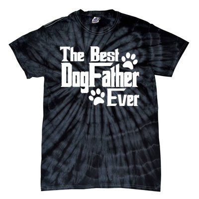 Dogfather Gift For Dog Lovers Tie-Dye T-Shirt