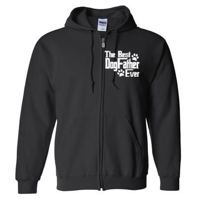 Dogfather Gift For Dog Lovers Full Zip Hoodie