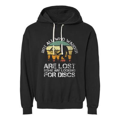 Disc Golf Funny Bigfoot Apparel Garment-Dyed Fleece Hoodie