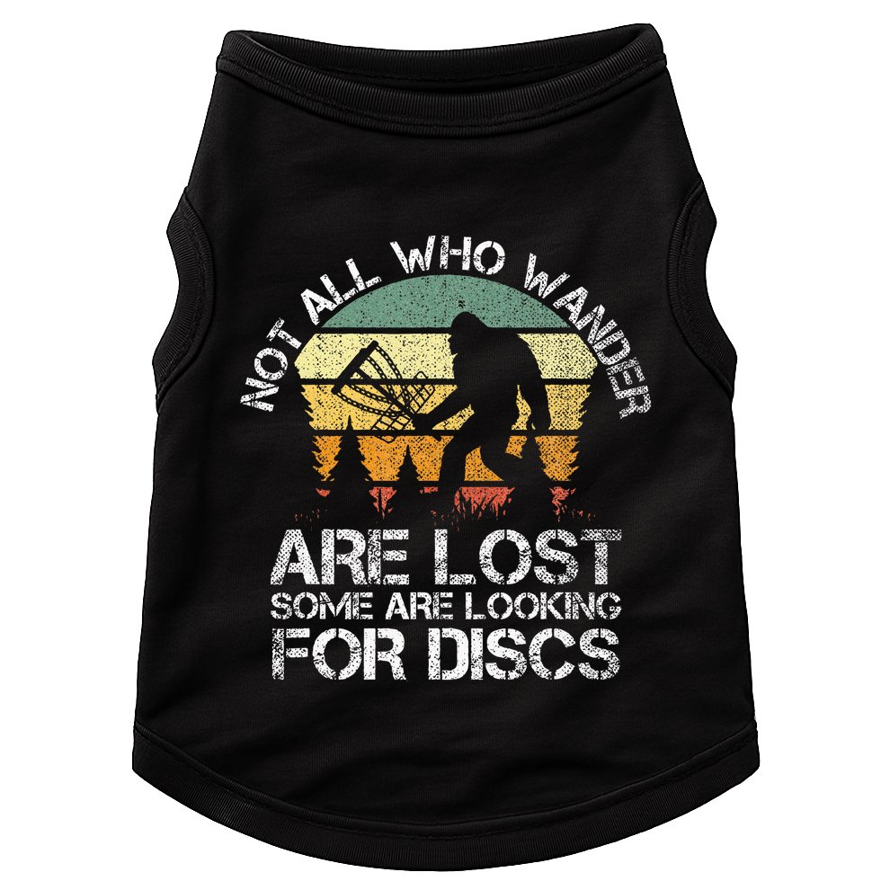 Disc Golf Funny Bigfoot Apparel Doggie Tank