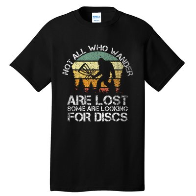 Disc Golf Funny Bigfoot Apparel Tall T-Shirt