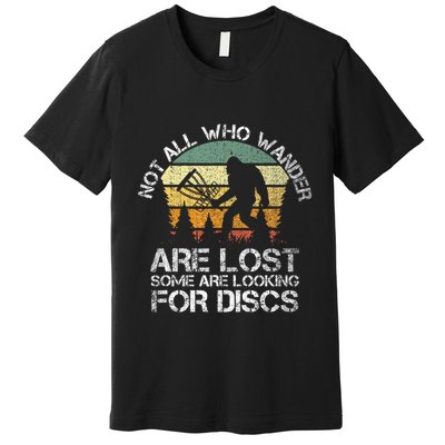 Disc Golf Funny Bigfoot Apparel Premium T-Shirt