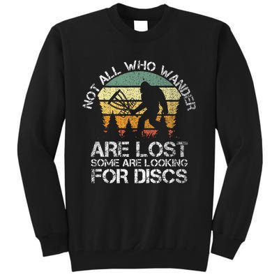 Disc Golf Funny Bigfoot Apparel Tall Sweatshirt