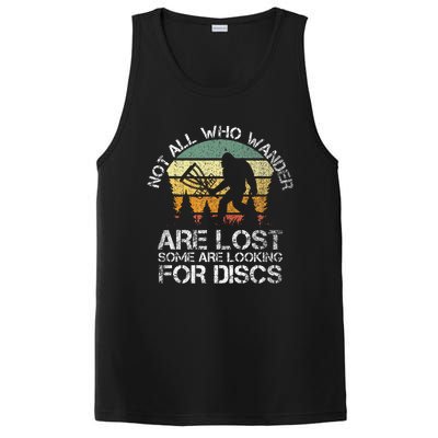 Disc Golf Funny Bigfoot Apparel PosiCharge Competitor Tank