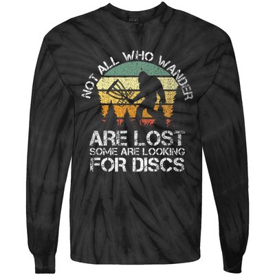 Disc Golf Funny Bigfoot Apparel Tie-Dye Long Sleeve Shirt