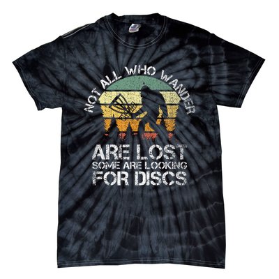 Disc Golf Funny Bigfoot Apparel Tie-Dye T-Shirt