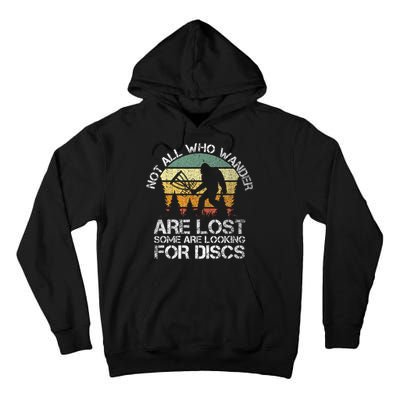 Disc Golf Funny Bigfoot Apparel Tall Hoodie