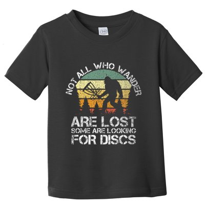 Disc Golf Funny Bigfoot Apparel Toddler T-Shirt