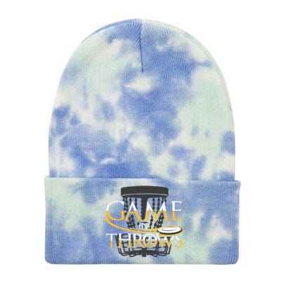 Disc Golf Funny Frisbee Golf Tee Tie Dye 12in Knit Beanie