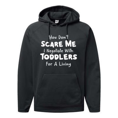 Daycare Gifts Funny Daycare Provider Gifts Performance Fleece Hoodie