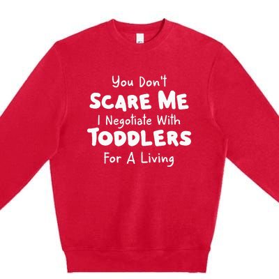 Daycare Gifts Funny Daycare Provider Gifts Premium Crewneck Sweatshirt