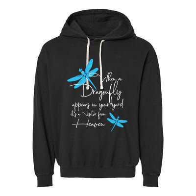 Dragonfly Gift For Spiritual Faith Dragonflies Lovers Garment-Dyed Fleece Hoodie