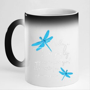 Dragonfly Gift For Spiritual Faith Dragonflies Lovers 11oz Black Color Changing Mug