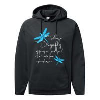 Dragonfly Gift For Spiritual Faith Dragonflies Lovers Performance Fleece Hoodie