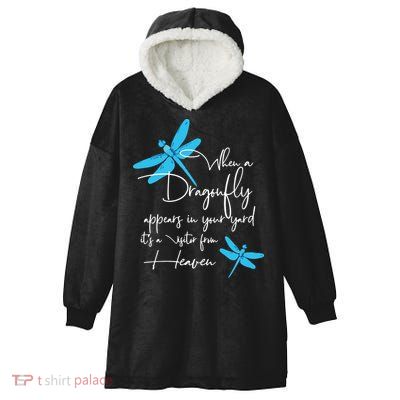 Dragonfly Gift For Spiritual Faith Dragonflies Lovers Hooded Wearable Blanket