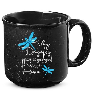 Dragonfly Gift For Spiritual Faith Dragonflies Lovers 15oz Campfire Ceramic Mug