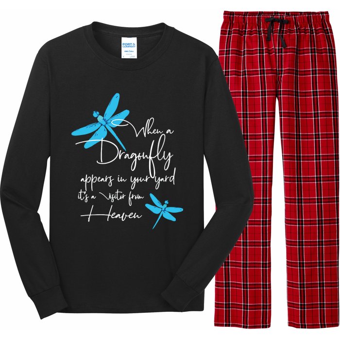 Dragonfly Gift For Spiritual Faith Dragonflies Lovers Long Sleeve Pajama Set