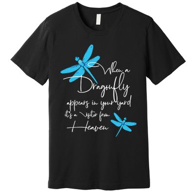 Dragonfly Gift For Spiritual Faith Dragonflies Lovers Premium T-Shirt