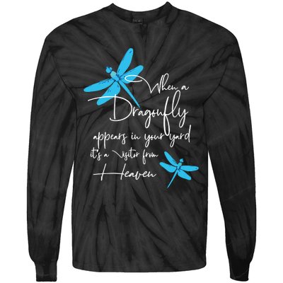 Dragonfly Gift For Spiritual Faith Dragonflies Lovers Tie-Dye Long Sleeve Shirt