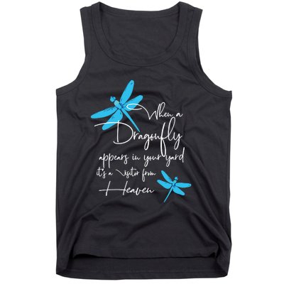 Dragonfly Gift For Spiritual Faith Dragonflies Lovers Tank Top