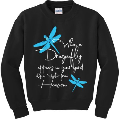 Dragonfly Gift For Spiritual Faith Dragonflies Lovers Kids Sweatshirt